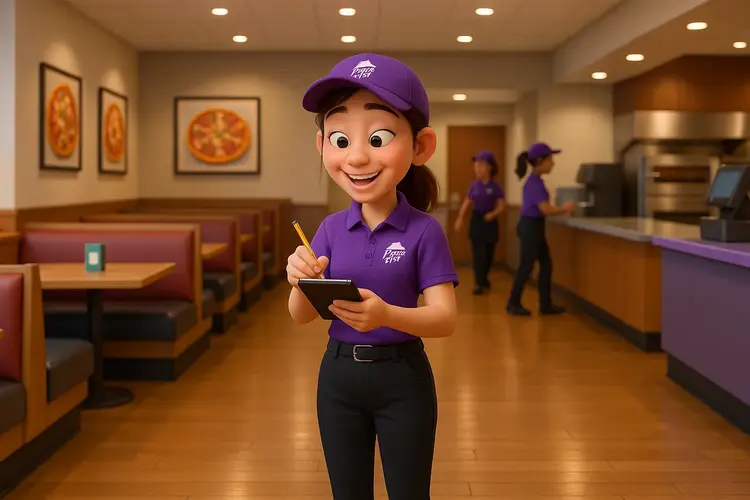Éttermi felszolgáló - Pizza Hut