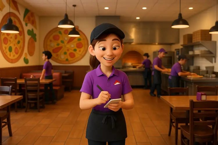Éttermi felszolgáló - Pizza Hut